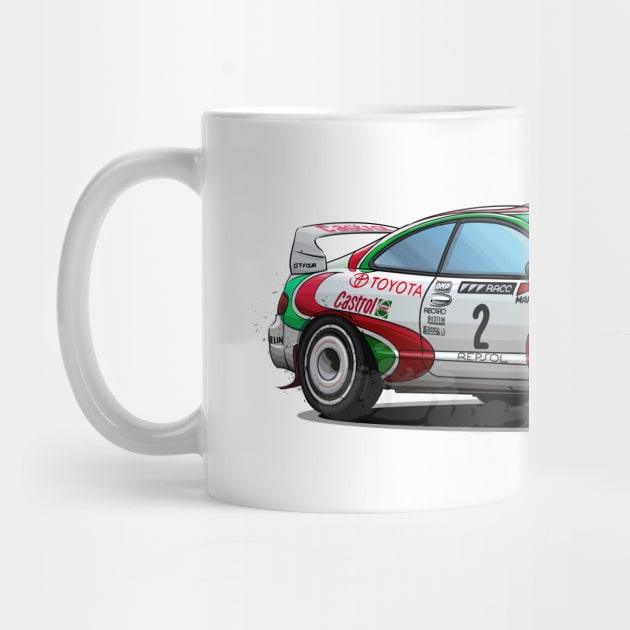 Toyota Celica GT-Four ST205 by Mario Ramos Rally Art